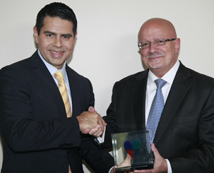 César Conde and MDC President Eduardo J. Padrón